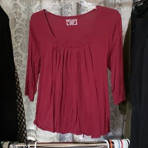 Motherhood maternity burgundy top